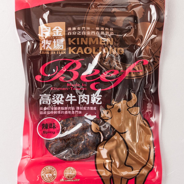 【良金牧場】經典高梁香牛肉乾90g