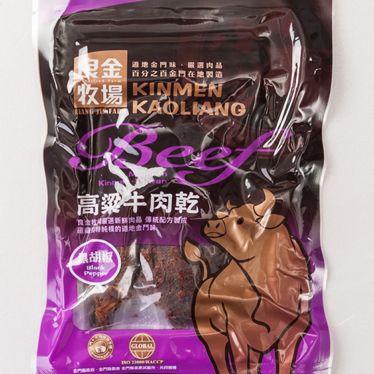 【良金牧場】經典高梁香牛肉乾90g