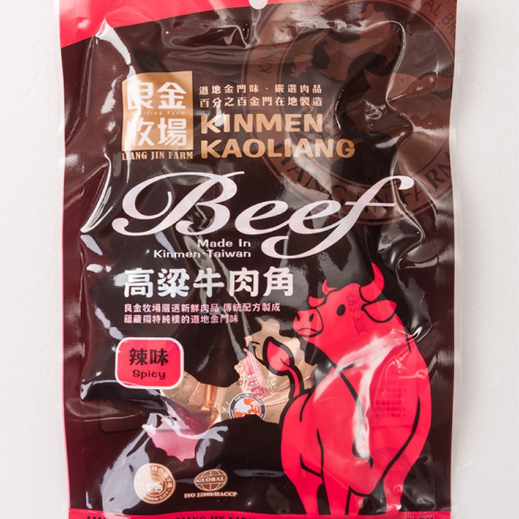 【良金牧場】經典高梁香牛肉角90g