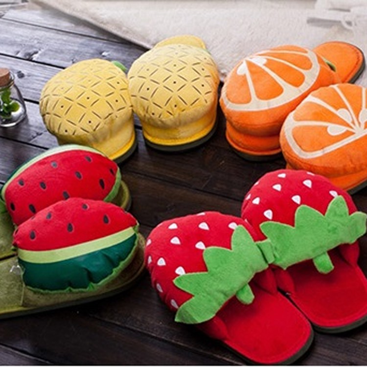 創意萌水果防滑拖鞋