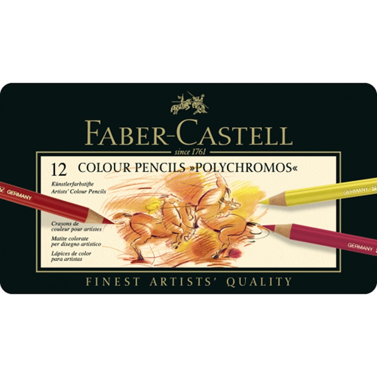 Faber-Castell 綠色系列專家級油性色鉛筆 12色