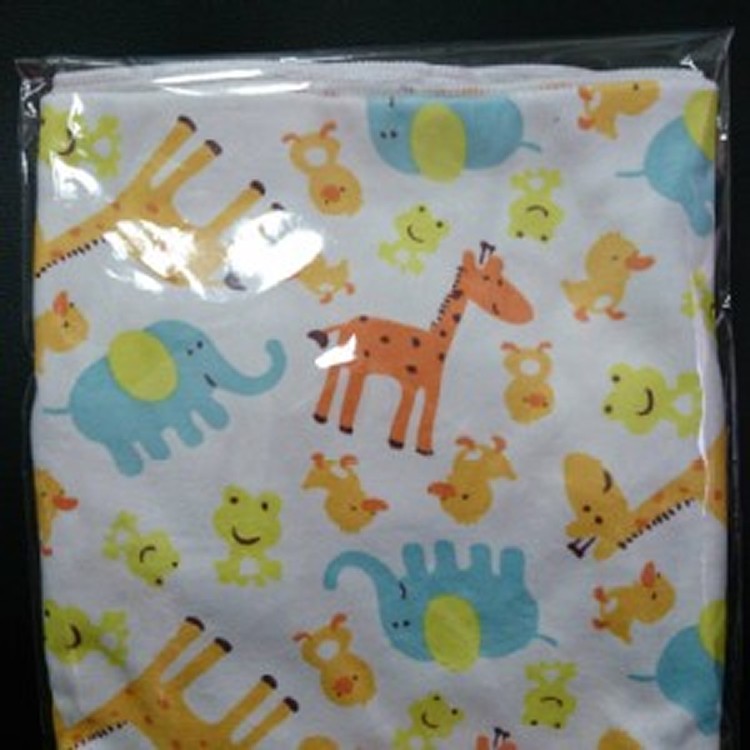 吸水毛巾(動物園圖樣-白色)