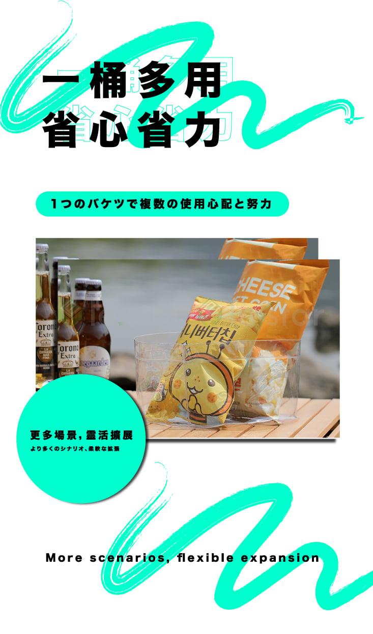 【FaSoLa】5L多功能戶外便攜式PVC可摺疊水盆