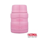 THERMOS膳魔師不鏽鋼真空保溫食物罐0.47L(SK3000MR-PCH)(粉桃歐蕾)