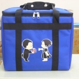 600丹尼龍藍色環保袋 尺寸29*33*35公分,可放入4瓶1.9公升的牛奶