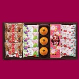 【聖保羅中秋禮盒】豐盛禮盒E 【預約優惠禮盒】聖保羅Q餅+鳳梨酥+精選紅土蛋黃酥+綜合牛軋糖+蘇餅