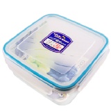 樂扣PP0.05微波保鮮盒(正方型900ml)