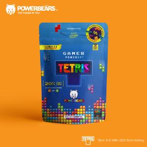 免運!【德國Powerbears超能熊】Tetris俄羅斯方塊水果軟糖(125g/包) 125g/包 (12入，每入171.1元)