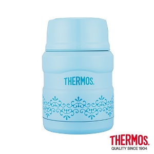 THERMOS膳魔師不鏽鋼真空保溫食物罐0.47L(SK3000MR-SWB)(海洋歐蕾)