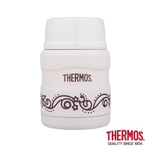 THERMOS膳魔師不鏽鋼真空保溫食物罐0.47L(SK3000MR-VAN)(香草歐蕾)