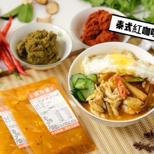 泰式紅咖哩雞200g