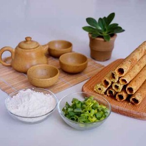 三星蔥蛋捲 禮盒裝 (一箱7包 一包兩根)