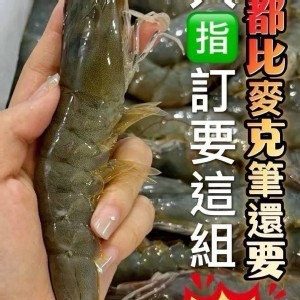 巨型大白蝦（20/30規格）600g (一組2盒)