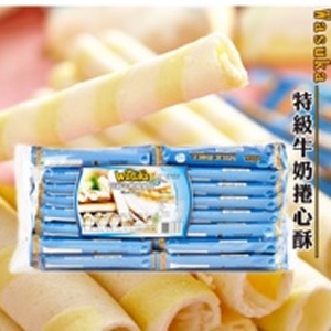 爆漿新口味《wasuka》特級牛奶威化捲 特價：$98