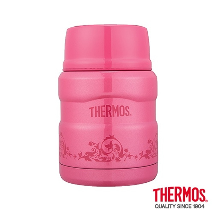 THERMOS膳魔師不鏽鋼真空保溫食物罐0.47L(SK3000MR-PRP)(紅莓歐蕾)