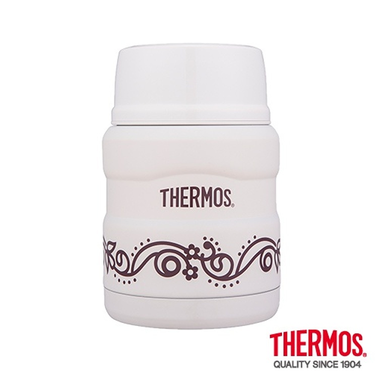 THERMOS膳魔師不鏽鋼真空保溫食物罐0.47L(SK3000MR-VAN)(香草歐蕾)