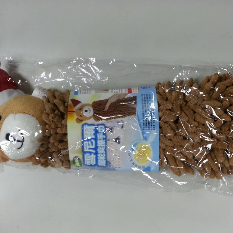 百鈴雪尼爾擦手巾-小熊