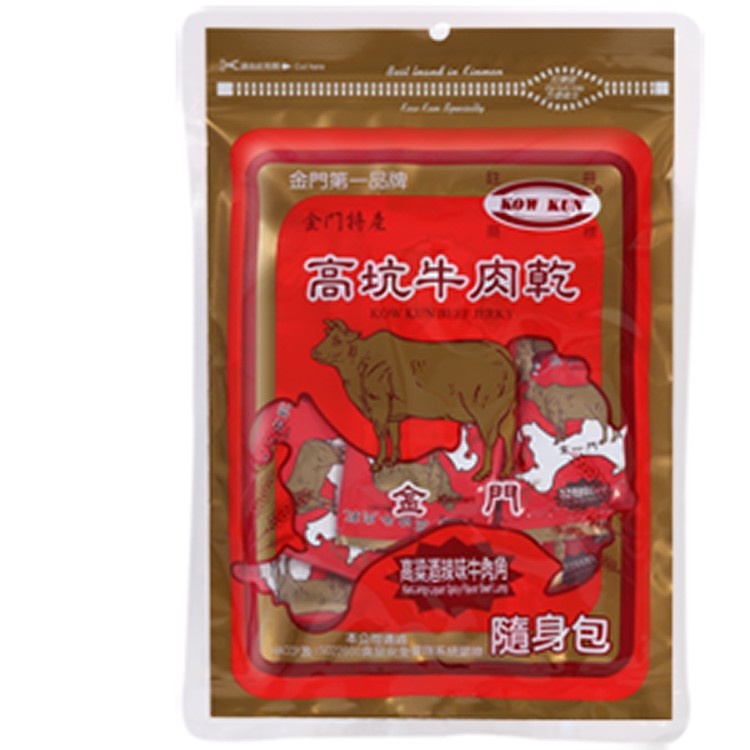 高坑高粱酒辣味牛肉角隨身包