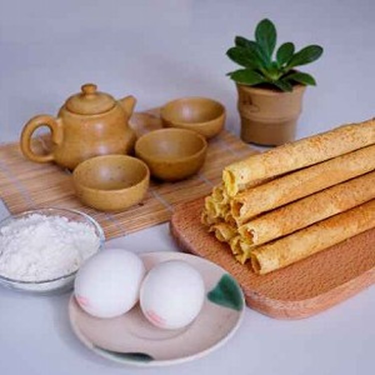 原味蛋捲 禮盒裝 (一箱7包 一包兩根)