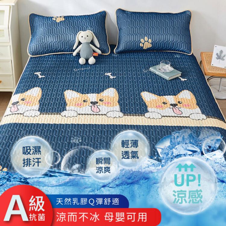 【DaoDi】新升級可水洗冰絲乳膠涼蓆(贈枕套)單人/雙人/雙人加大均一價