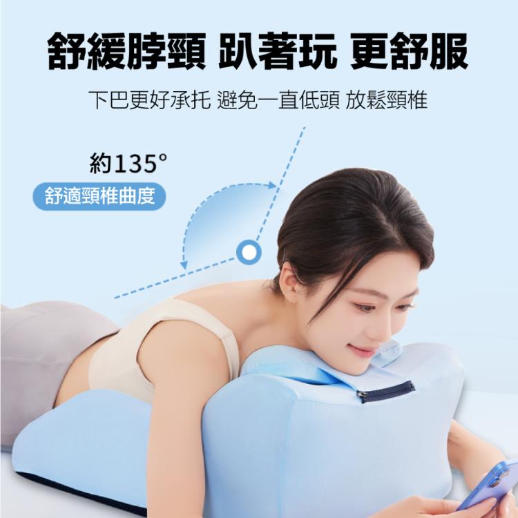 【DaoDi】趴睡枕 冰絲涼感 午睡枕 床上趴睡枕(附頭枕 腿枕 床頭靠墊)