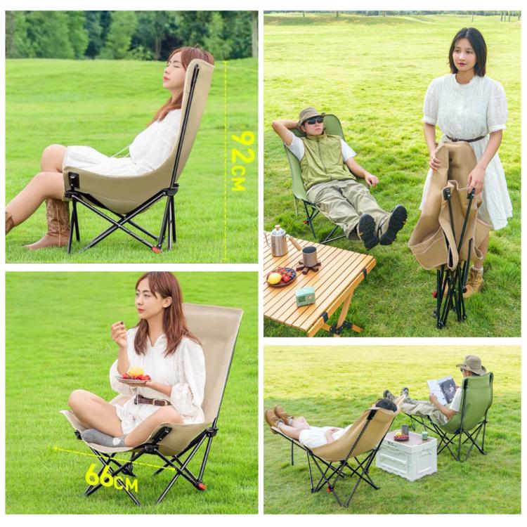 【DaoDi】露營椅 四檔調節 折疊躺椅 免安裝高背月亮椅