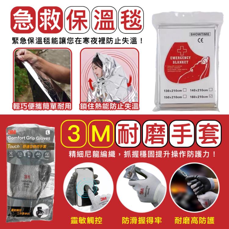 緊急避難包+急救包 專業地震防災包(地震包 急難救助包 避難包 防災包 急救防災包 急救包)