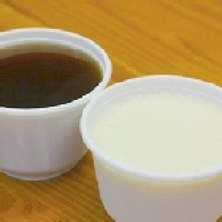 傳統有機原味豆花(家庭號一組) (有機鹽鹵豆花一桶960cc+特調薑汁甜湯一桶960cc)