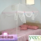 馨語霏霏【3門挑高蒙古包式】白紗6*6.2(6*7)加大雙人床蚊帳睡簾【免釘掛鉤】【A536】