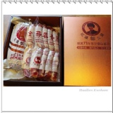 花蓮郭火腿1大1蒜1高禮盒(900g大火腿1條+500g蒜蓉香腸1包+500g金門高梁香腸1包)單盒