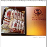 花蓮郭火腿1大1蒜1高禮盒(900g大火腿1條+500g蒜蓉香腸1包+500g金門高梁香腸1包)單盒