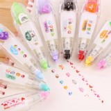 創意按壓式造型花邊修正帶