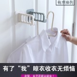 無痕可摺疊晾衣架(一組3入)