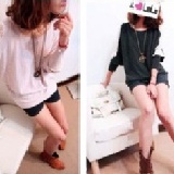 2011新款 百搭蕾絲蝙蝠衫長袖(2色) 預購款 特價：$299