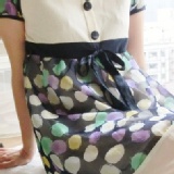 ★小資女精品衣店★洋裝：高腰娃娃裝 特價：$250