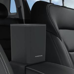【美國NINESTARS】不傾倒車用垃圾桶(桌上型/車用/防異味/附防滑墊)