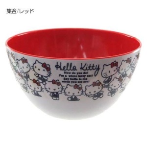 KT白底 樹脂碗 $100