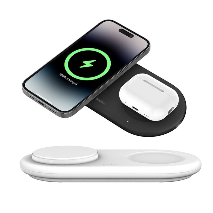 Belkin BOOST CHARGE PRO Qi2 15W 2合1 磁吸無線充電板 WIZ021