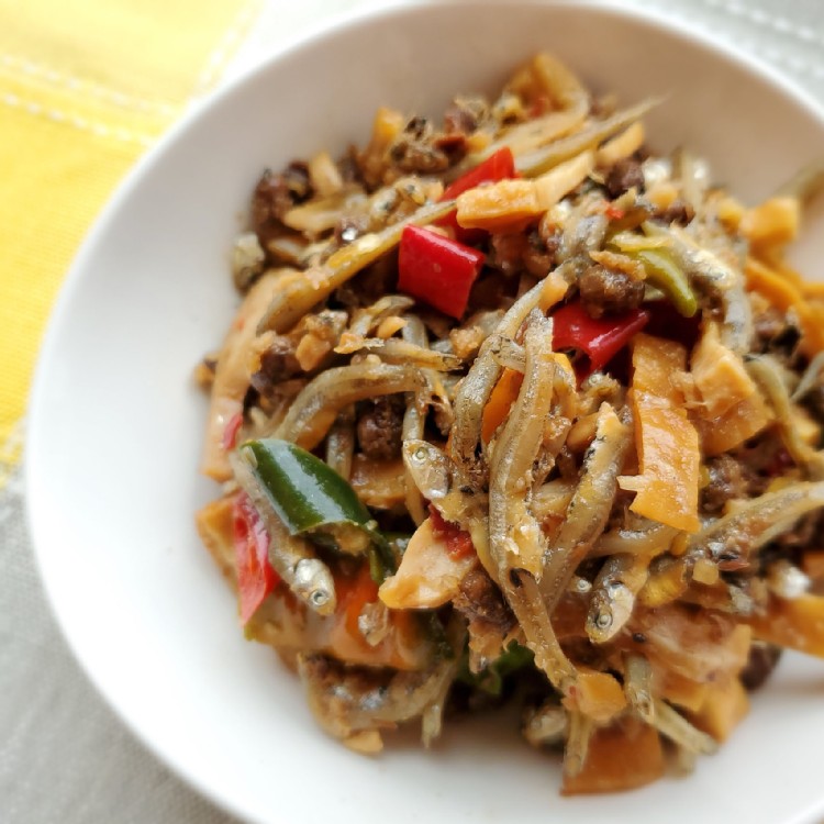 ◆春節預購專用賣場◆手工小菜系列-香炒糯米椒豆干小魚乾