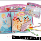 預購 Disney 公主可洗故事填色畫布/畫本+色筆(可重複使用) 特價：$339