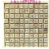 (預購)木製 九九乘法口訣遊戲塊 特價：$80