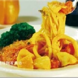 【美味到家】南洋咖哩海鮮義大利麵(辣)