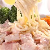 奶油蘑菇培根義大利麵醬