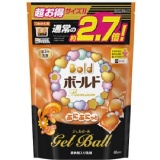[[超值2.7倍]] 日本進口 P&G 洗衣膠球 超特大 2.7倍 補充包 (48入)陽光香氛款-橘 特價：$420