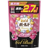 [[超值2.7倍]] 日本進口 P&G 洗衣膠球 超特大 2.7倍 補充包 (48入)粉色花香款-紅