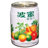 波蜜 果菜汁(鐵罐) 240ml