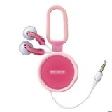 自動捲線耳機~粉