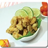 土魠魚、雞塊、花枝酥任選三包贈送香酥魚米花1包