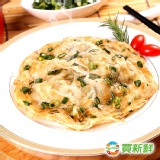 【買新鮮】拔絲蔥抓餅140g±10%/片,1包5片裝 特價：$68