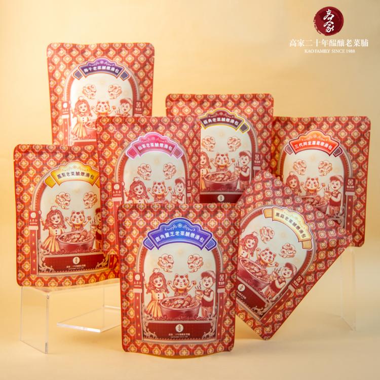 【高家老菜脯】老菜脯便利燉湯包 (多種養身湯品一次滿足)